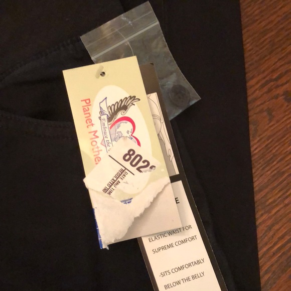 Planet Motherhood Maternity Pants – Black – Size M (8/10) – Elastic Waist – Cott - Picture 4 of 6